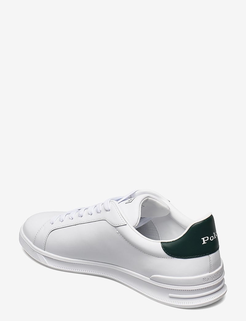 Polo Ralph Lauren - Heritage Court II Leather Sneaker - konfirmationstøj - white/college gre - 2