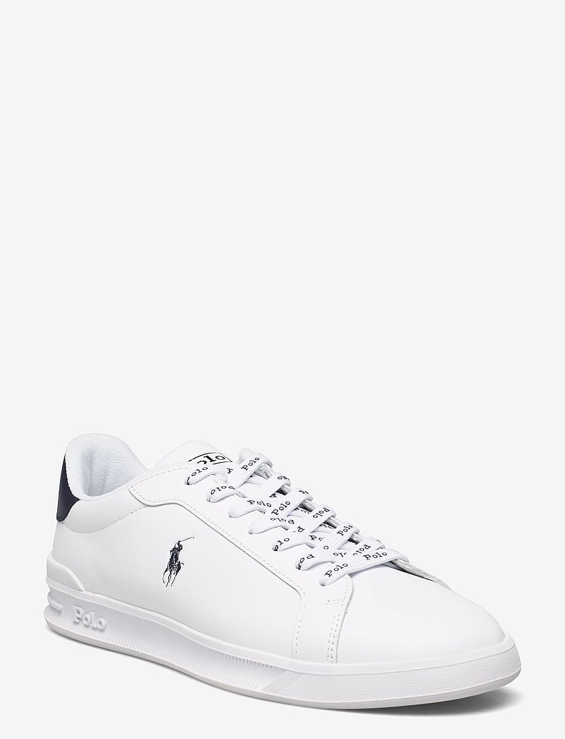 Polo Ralph Lauren - Heritage Court II Leather Sneaker - konfirmationstøj - white/newport nav - 0