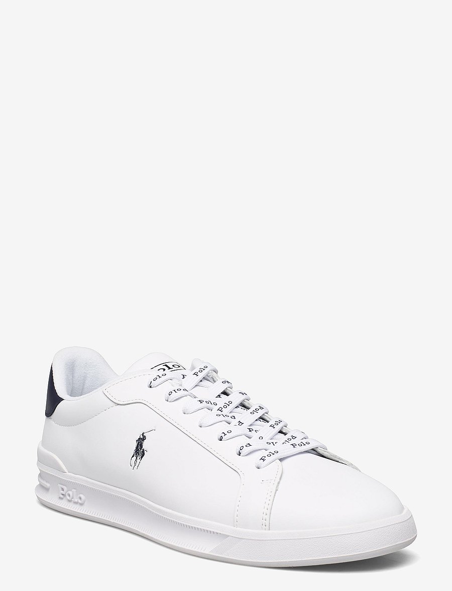 Polo Ralph Lauren - Heritage Court II Nappa Leather Sneaker - konfirmation - white/newport nav - 0