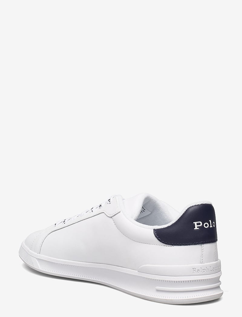 Polo Ralph Lauren - Heritage Court II Leather Sneaker - konfirmationstøj - white/newport nav - 2