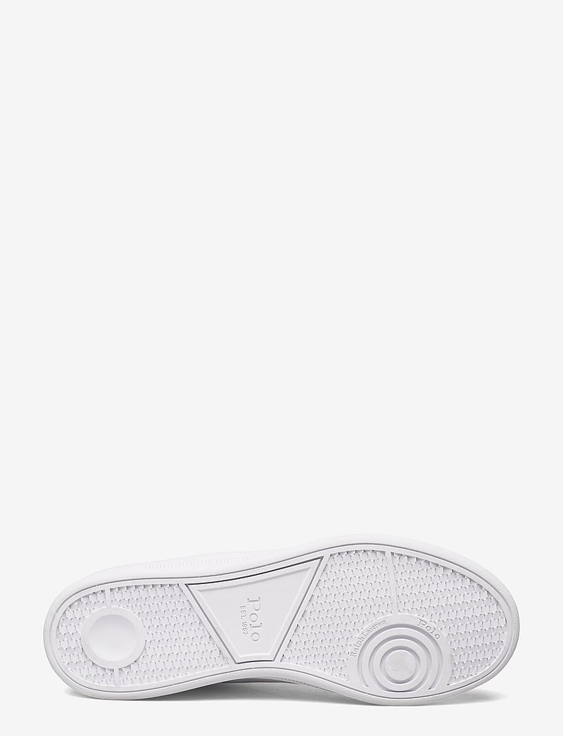 Polo Ralph Lauren - Heritage Court II Leather Sneaker - konfirmationstøj - white/newport nav - 4