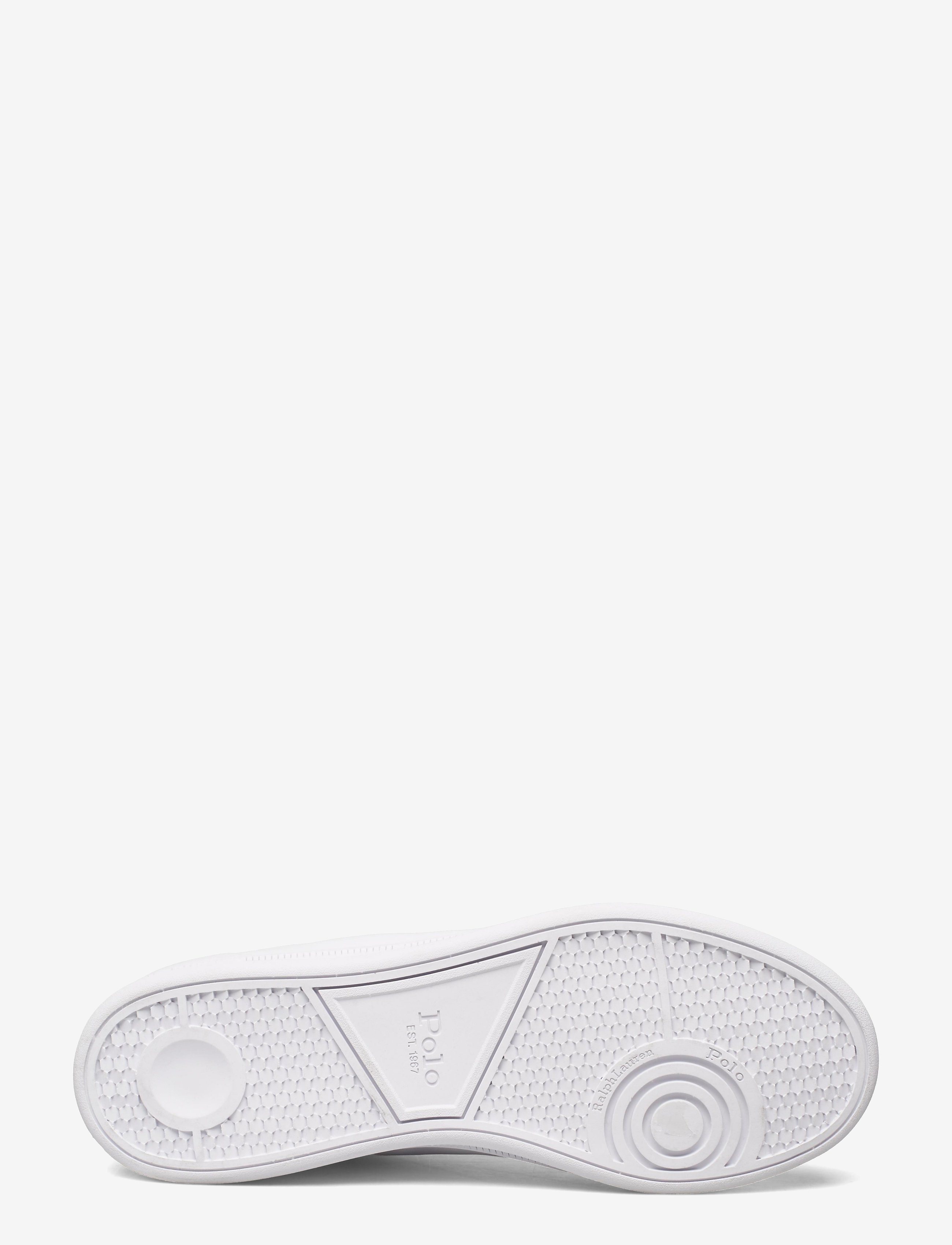 Polo Ralph Lauren - Heritage Court II Nappa Leather Sneaker - konfirmation - white/newport nav - 4