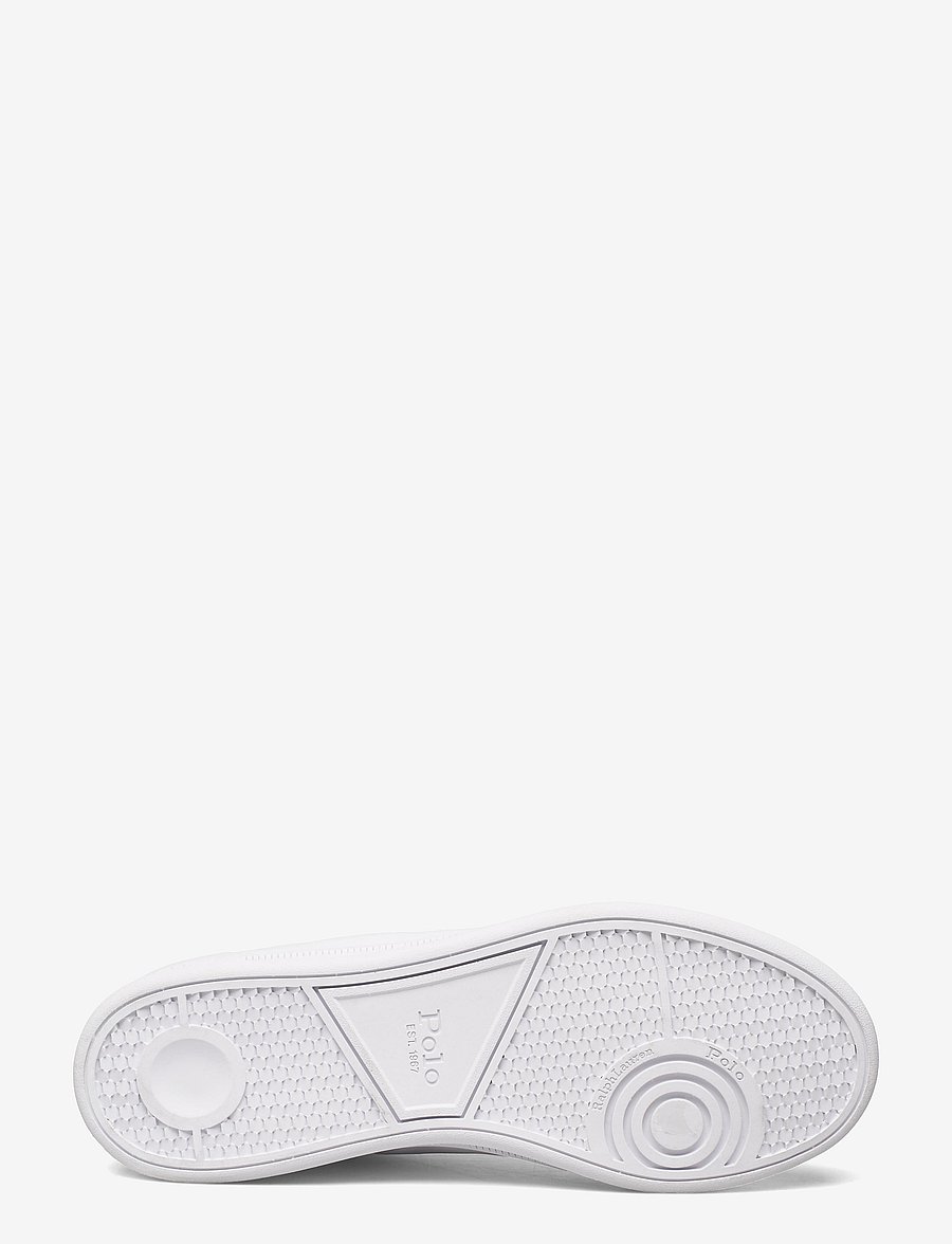 Polo Ralph Lauren - Heritage Court II Nappa Leather Sneaker - konfirmation - white/newport nav - 4