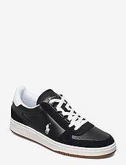 Polo Ralph Lauren - Court Leather-Suede Sneaker - låga sneakers - black/white pp - 0