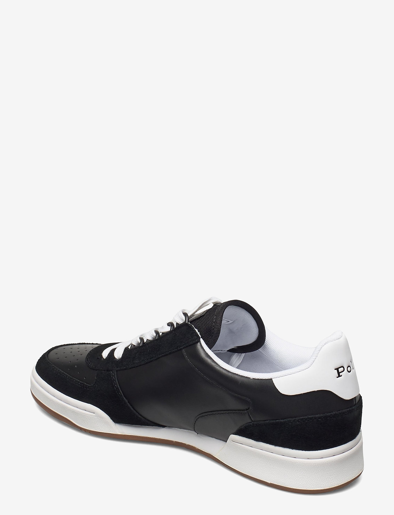 Polo Ralph Lauren - Court Leather-Suede Sneaker - låga sneakers - black/white pp - 2