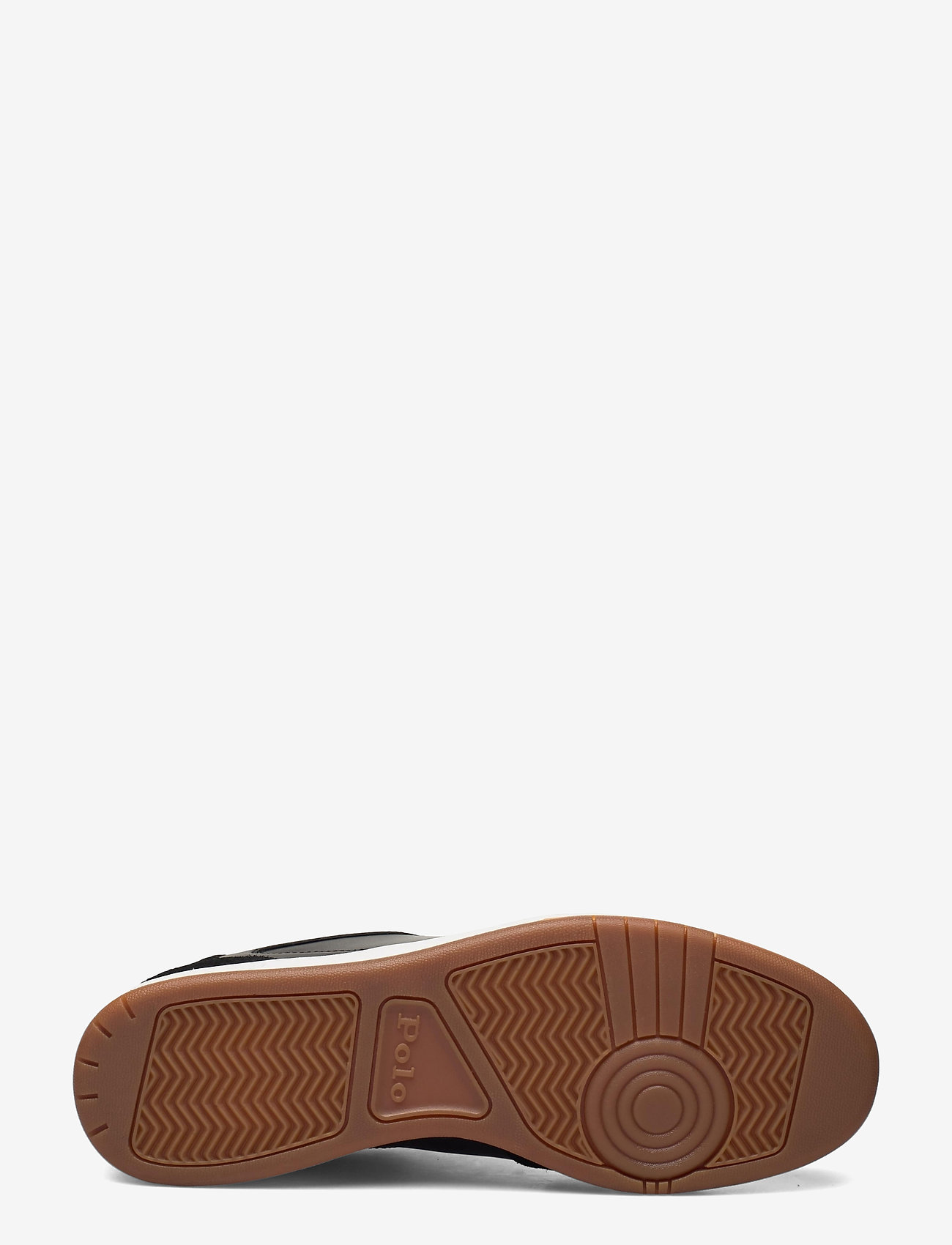 Polo Ralph Lauren - Court Leather-Suede Sneaker - låga sneakers - black/white pp - 4