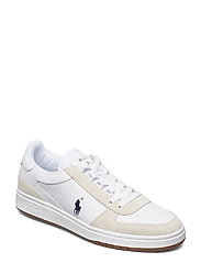 Court Leather-Suede Sneaker - WHITE/NEWPORT NAV
