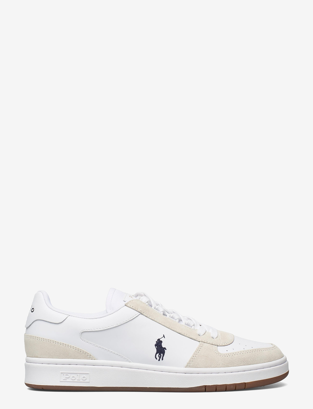 Polo Ralph Lauren - Court Leather-Suede Sneaker - konfirmatsioon - white/newport nav - 1