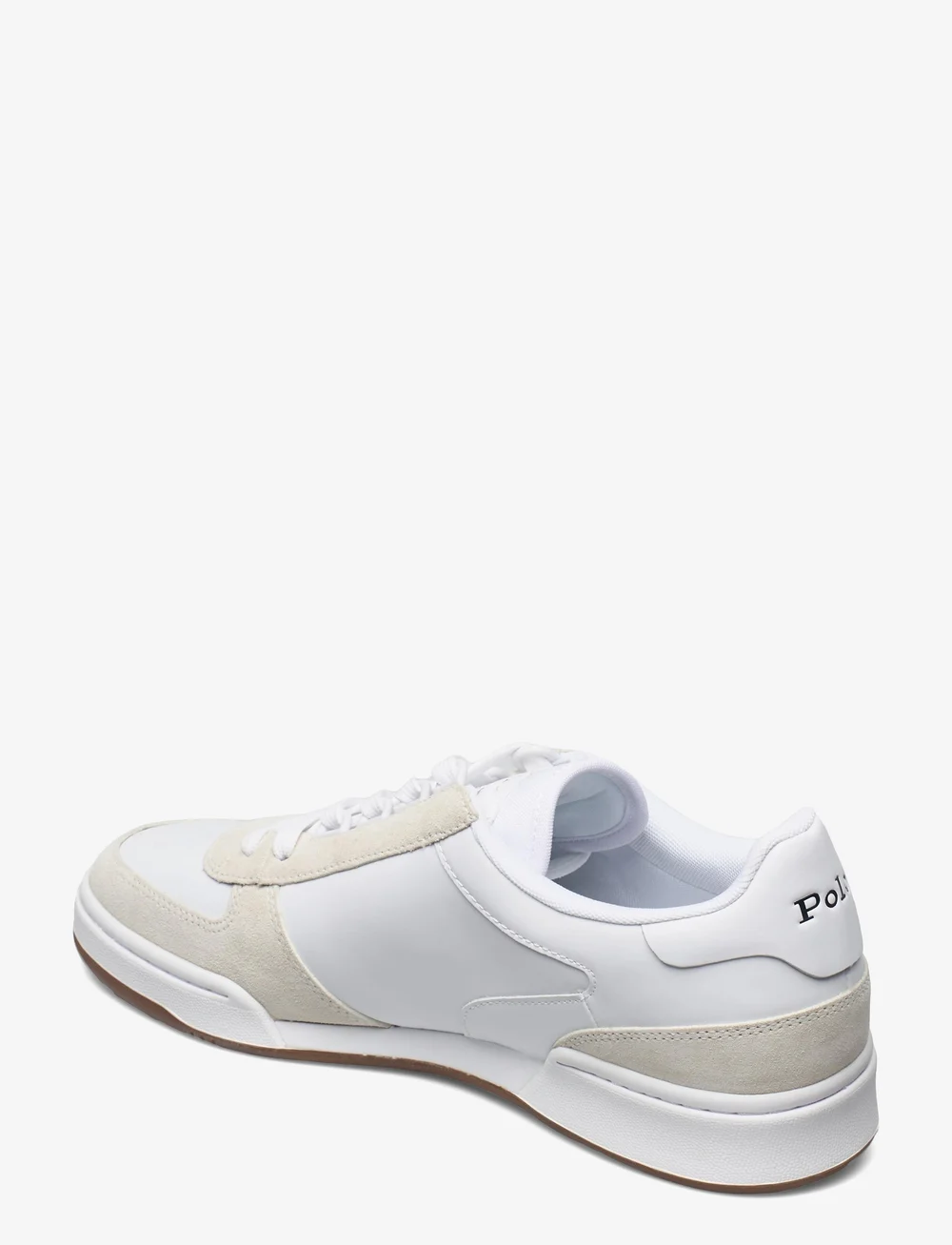 Polo Ralph Lauren - Court Leather-Suede Sneaker - konfirmation - white/newport nav - 2