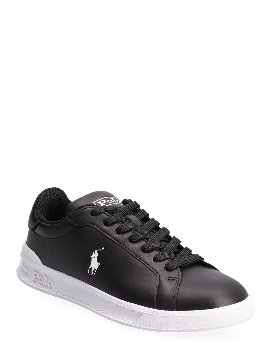 Polo Ralph Lauren - Heritage Court II Leather Sneaker - black/white pp - 0