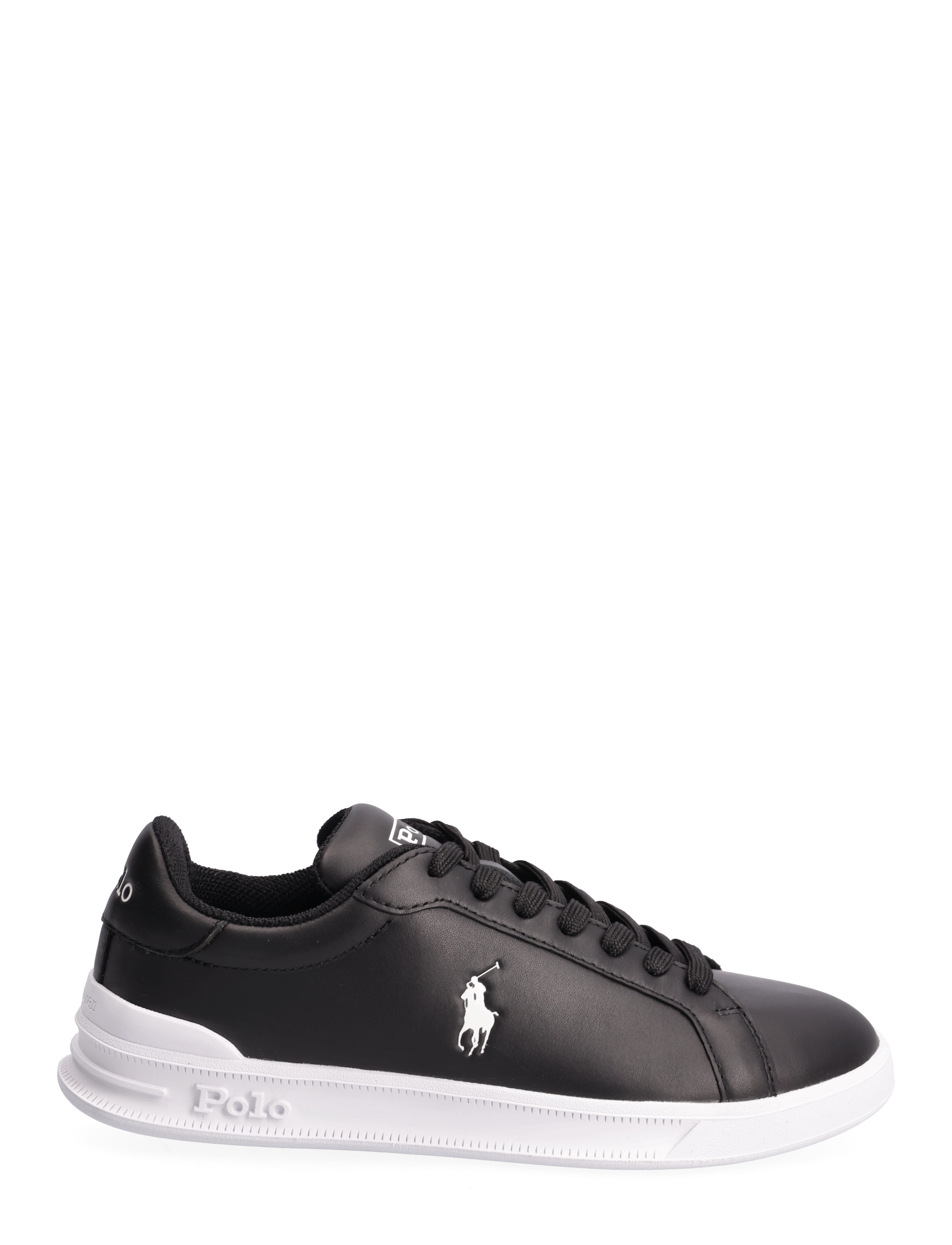Polo Ralph Lauren - Heritage Court II Leather Sneaker - black/white pp - 1