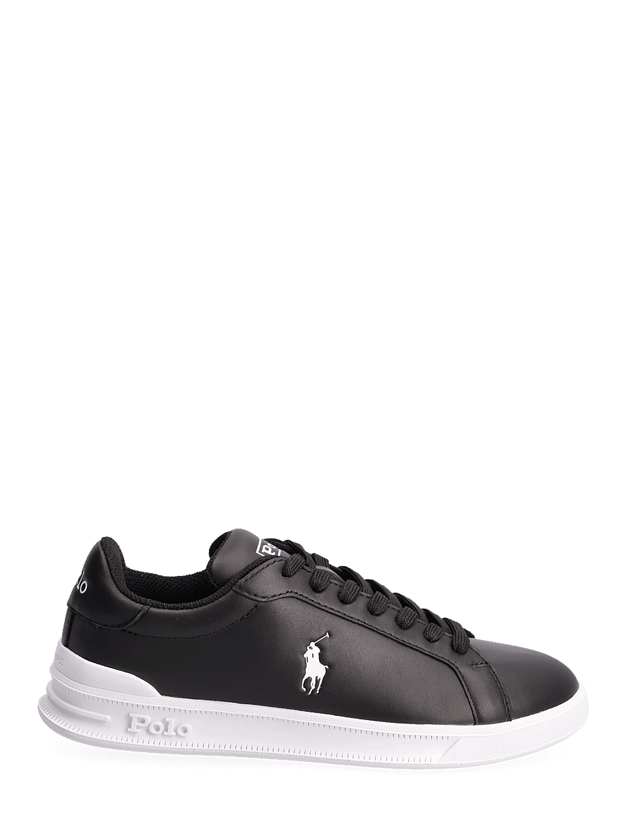 Polo Ralph Lauren - Heritage Court II Leather Sneaker - black/white pp - 1