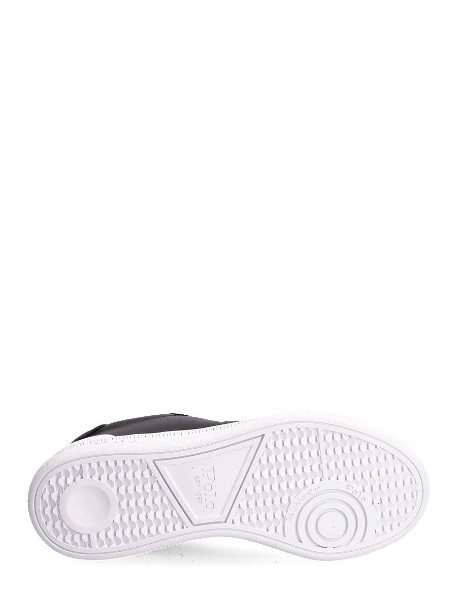 Polo Ralph Lauren - Heritage Court II Leather Sneaker - black/white pp - 4