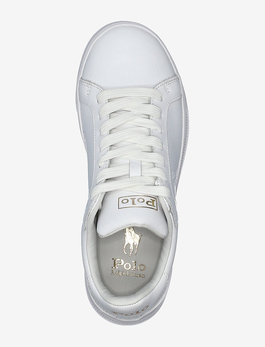 Polo Ralph Lauren - Heritage Court II Leather Sneaker - white - 3