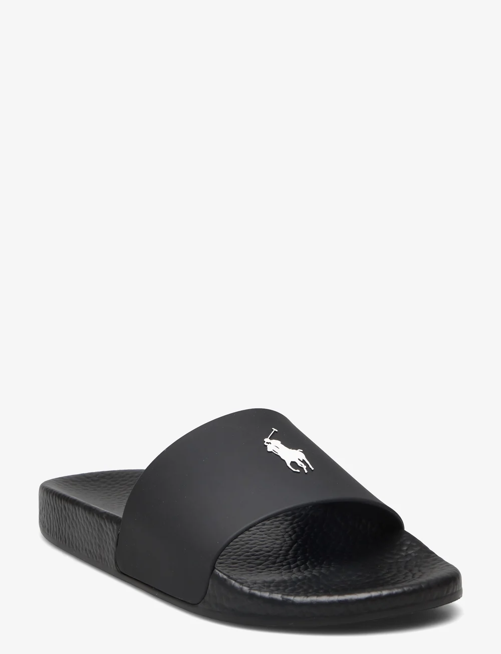 Ralph lauren white discount sliders