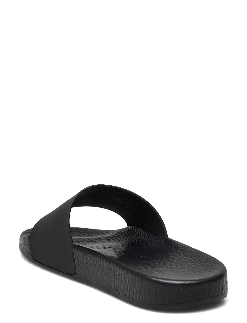 Pony Ralph Lauren Black Sliders Polo Ralph Lauren Signature Pony
