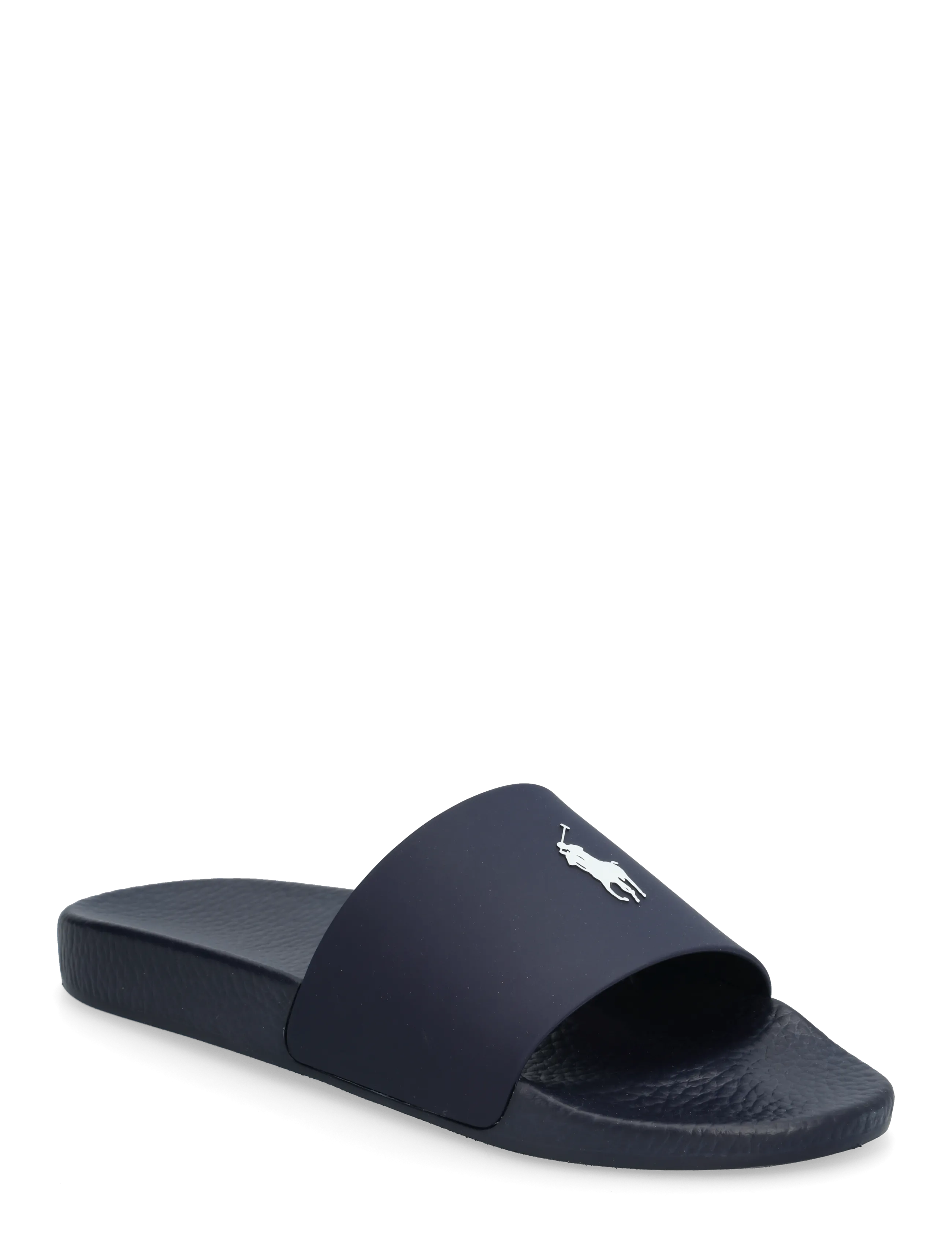 Polo Ralph Lauren Signature Pony Slide - Schuhe - NAVY/WHITE PP / navy