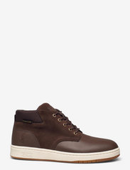 Polo Ralph Lauren - Waterproof Leather-Suede Trainer Boot - hohe sneakers - brown - 1