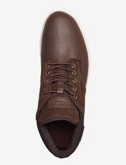 Polo Ralph Lauren - Waterproof Leather-Suede Trainer Boot - hohe sneakers - brown - 3