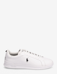 Polo Ralph Lauren - LEATHER/GROSGRAIN-HRT CT II-SK-LTL - låga sneakers - white/black pp - 1