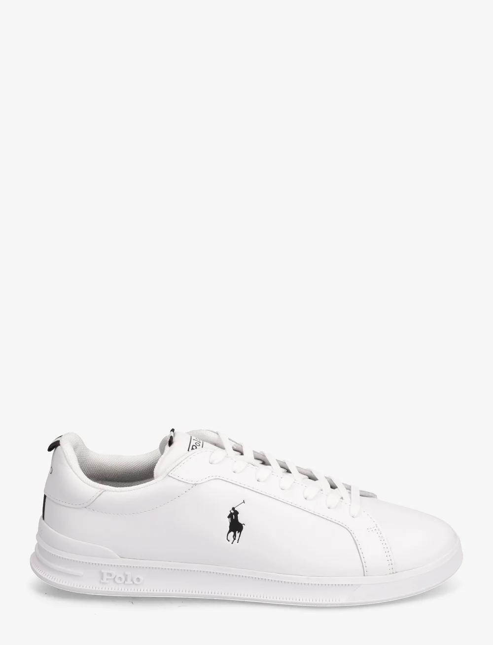 Polo Ralph Lauren - Heritage Court II Leather Sneaker - låga sneakers - white/black pp - 1