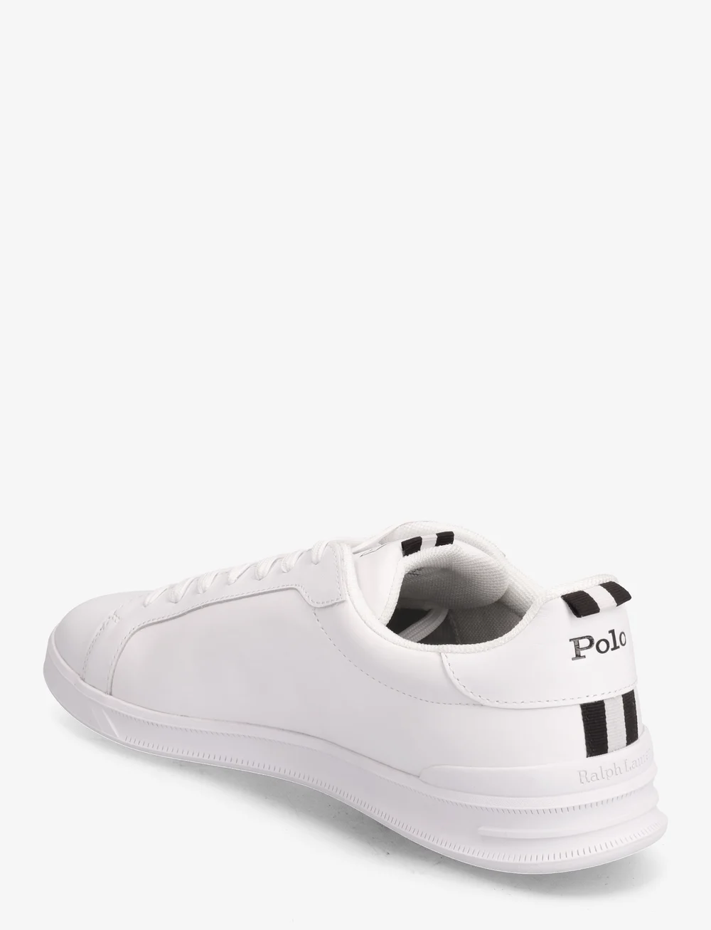 Polo Ralph Lauren - Heritage Court II Leather Sneaker - låga sneakers - white/black pp - 2