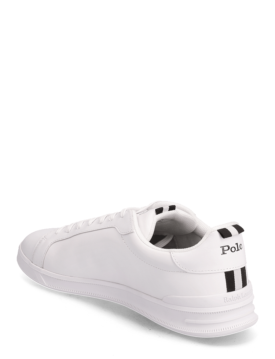 Polo Ralph Lauren - LEATHER/GROSGRAIN-HRT CT II-SK-LTL - madala säärega tossud - white/black pp - 2