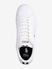 Polo Ralph Lauren - LEATHER/GROSGRAIN-HRT CT II-SK-LTL - låga sneakers - white/black pp - 3