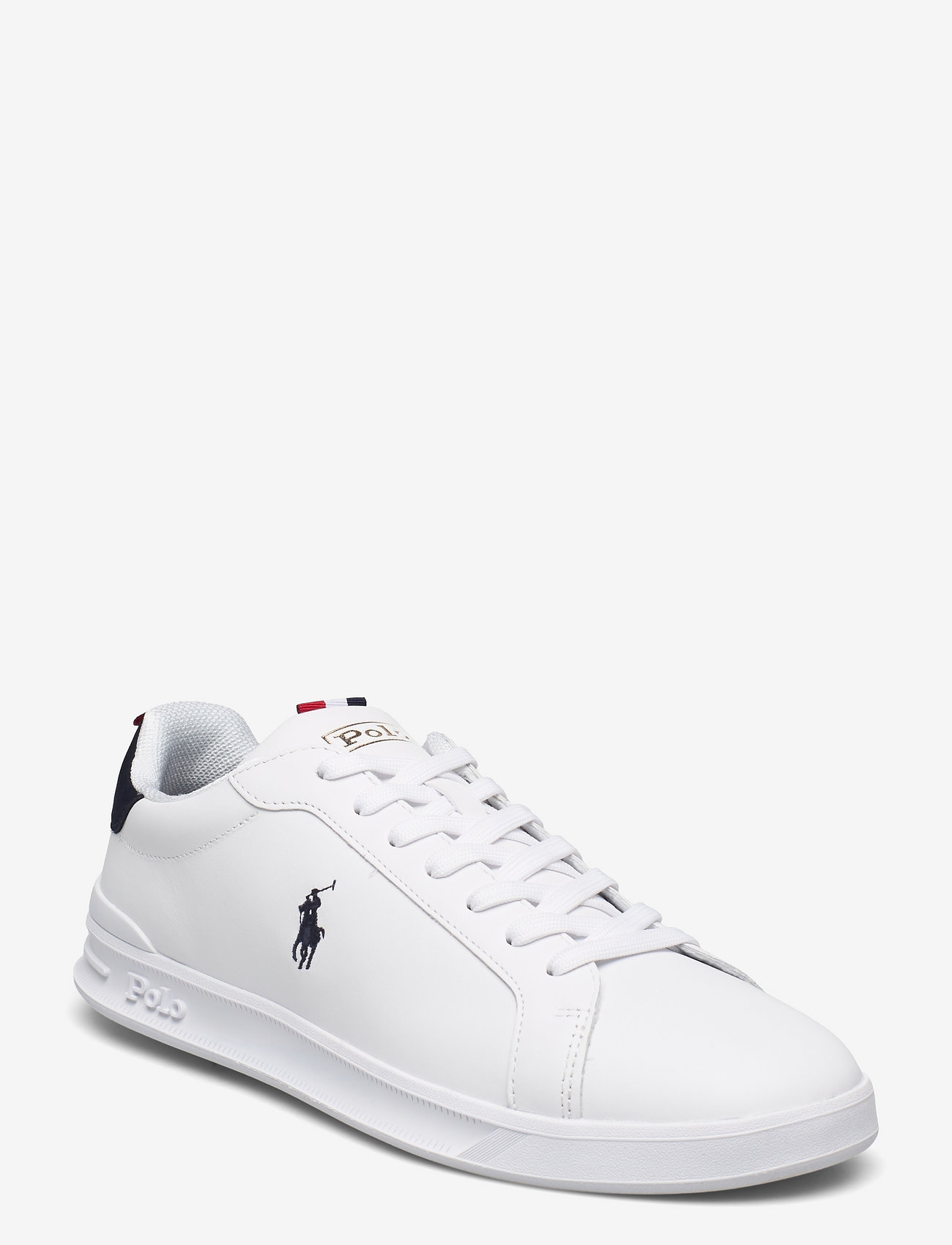 Polo Ralph Lauren - Heritage Court II Leather Sneaker - niedriger schnitt - white/navy/red - 1