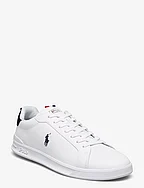 Heritage Court II Leather Sneaker - WHITE/NAVY/RED