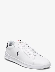 Polo Ralph Lauren - Heritage Court II Leather Sneaker - kõrge säärega tossud - white/navy/red - 0