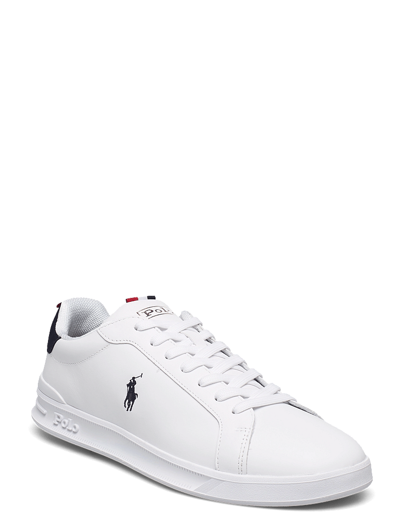 Polo Ralph Lauren - Heritage Court II Leather Sneaker - niedriger schnitt - white/navy/red - 1