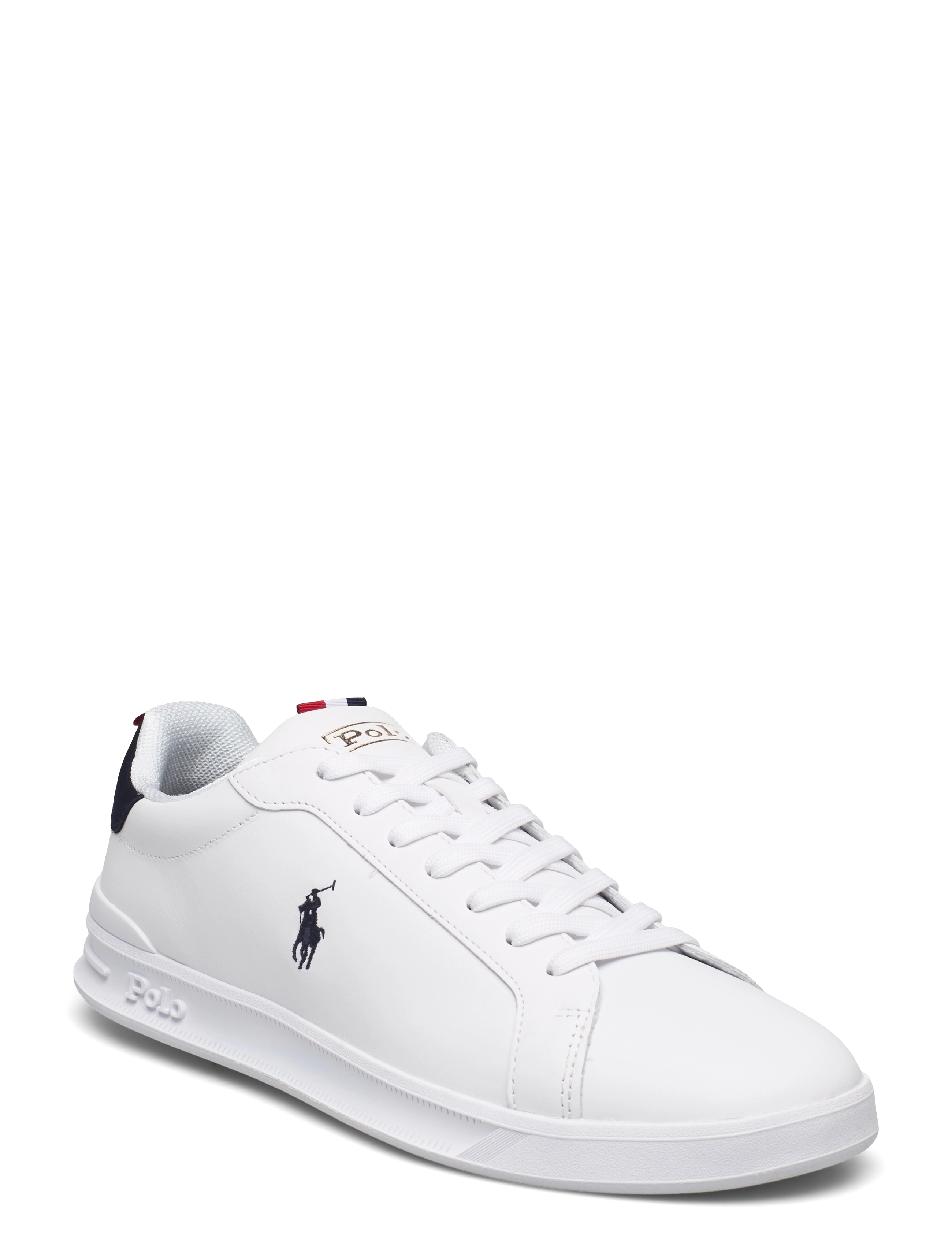 Polo Ralph Lauren - Heritage Court II Leather Sneaker - baskets basses - white/navy/red - 1