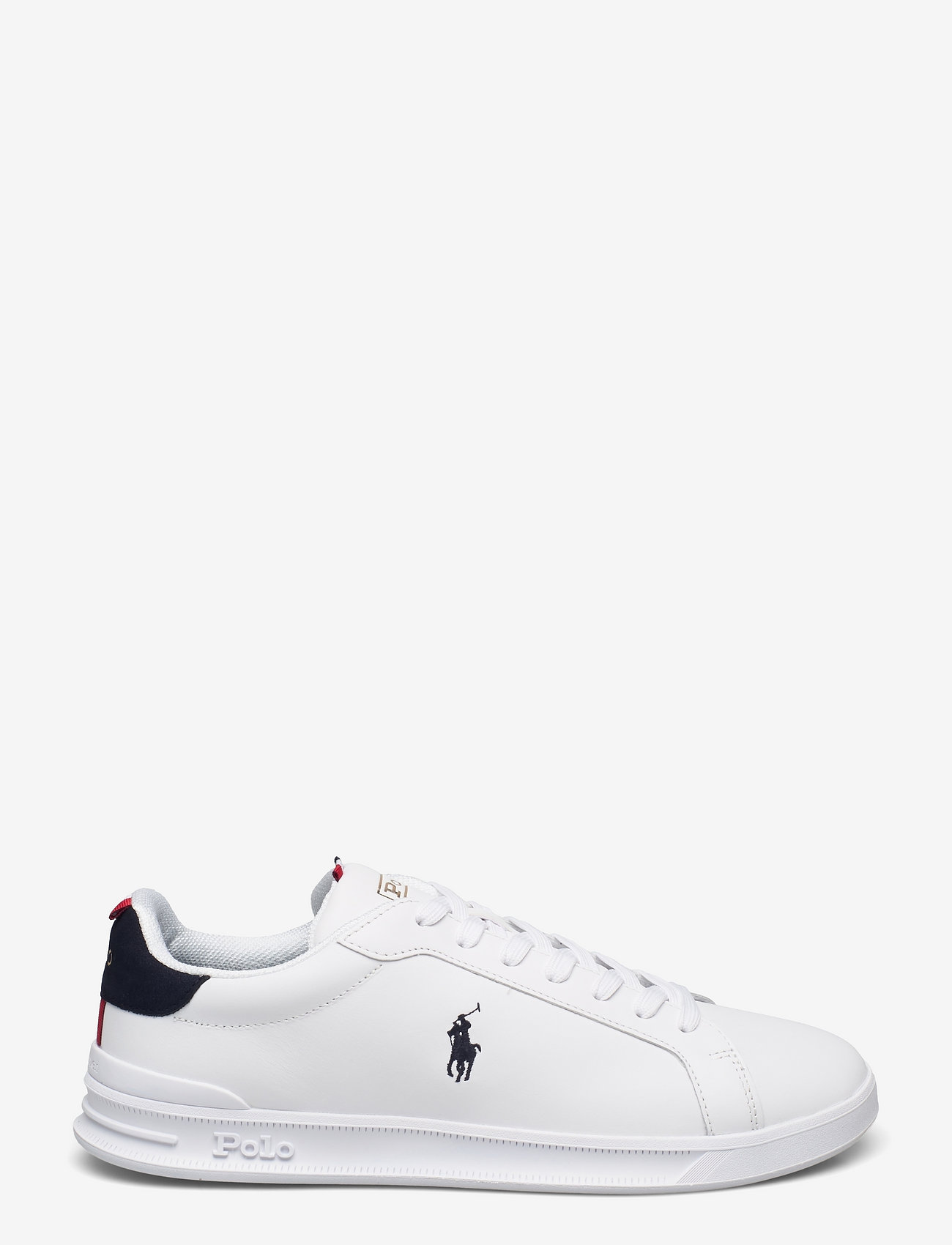 Polo Ralph Lauren - Heritage Court II Leather Sneaker - niedriger schnitt - white/navy/red - 2