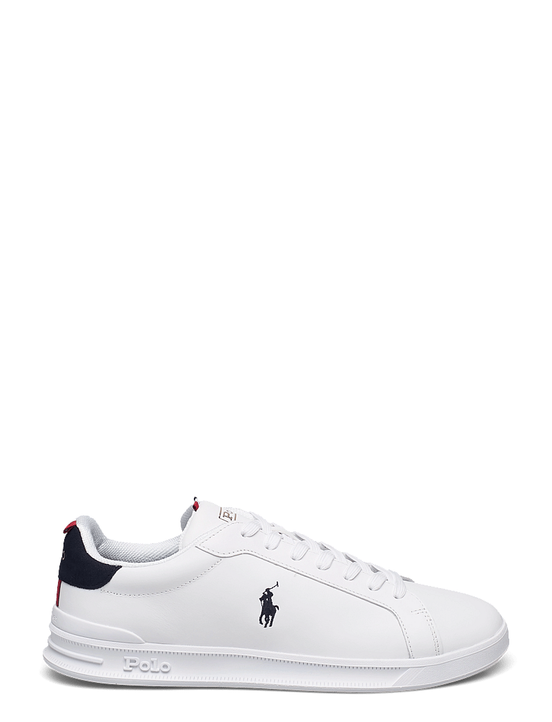 Polo Ralph Lauren - Heritage Court II Leather Sneaker - niedriger schnitt - white/navy/red - 2