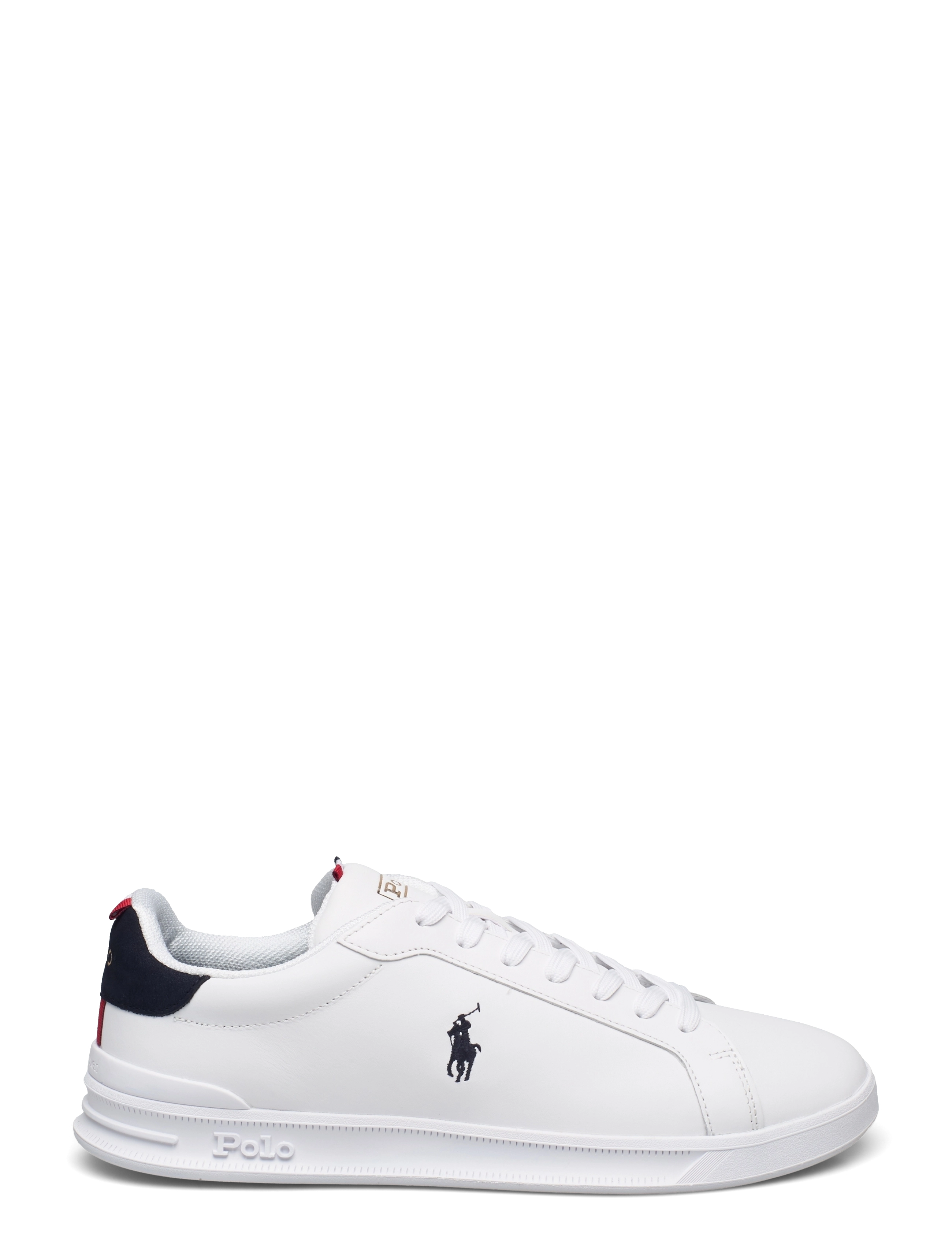 Polo Ralph Lauren - Heritage Court II Leather Sneaker - baskets basses - white/navy/red - 2