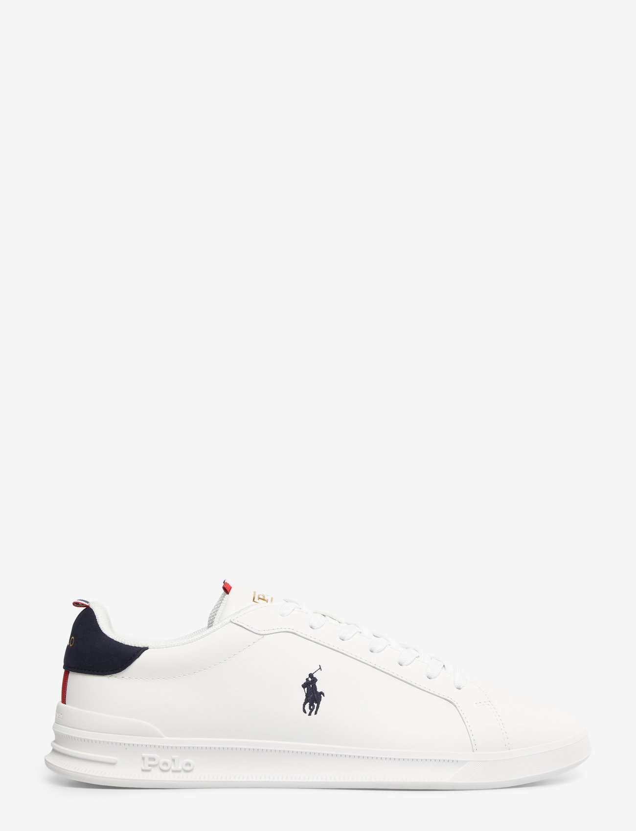 Polo Ralph Lauren - Heritage Court II Leather Sneaker - niedriger schnitt - white/navy/red - 1