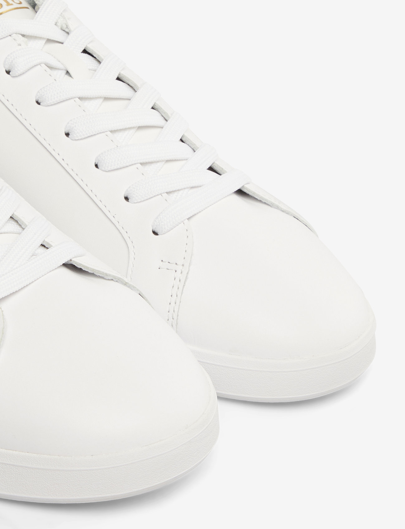 Polo Ralph Lauren - Heritage Court II Leather Sneaker - niedriger schnitt - white/navy/red - 4