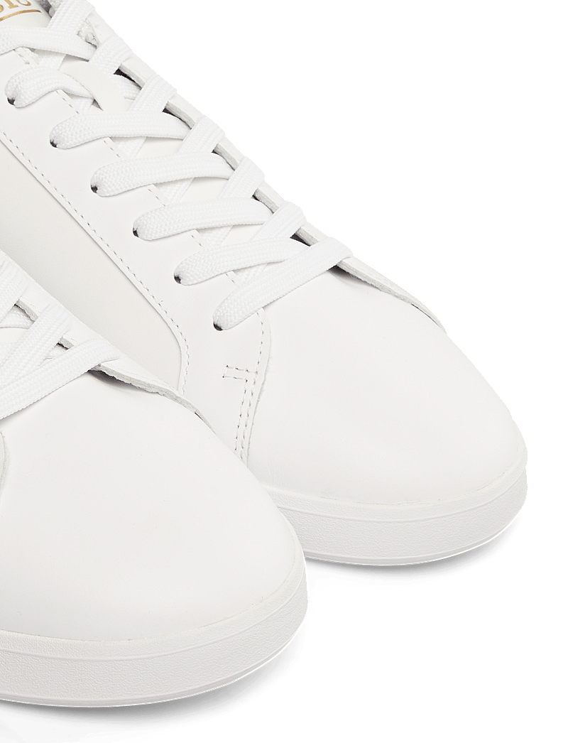 Polo Ralph Lauren - Heritage Court II Leather Sneaker - niedriger schnitt - white/navy/red - 4