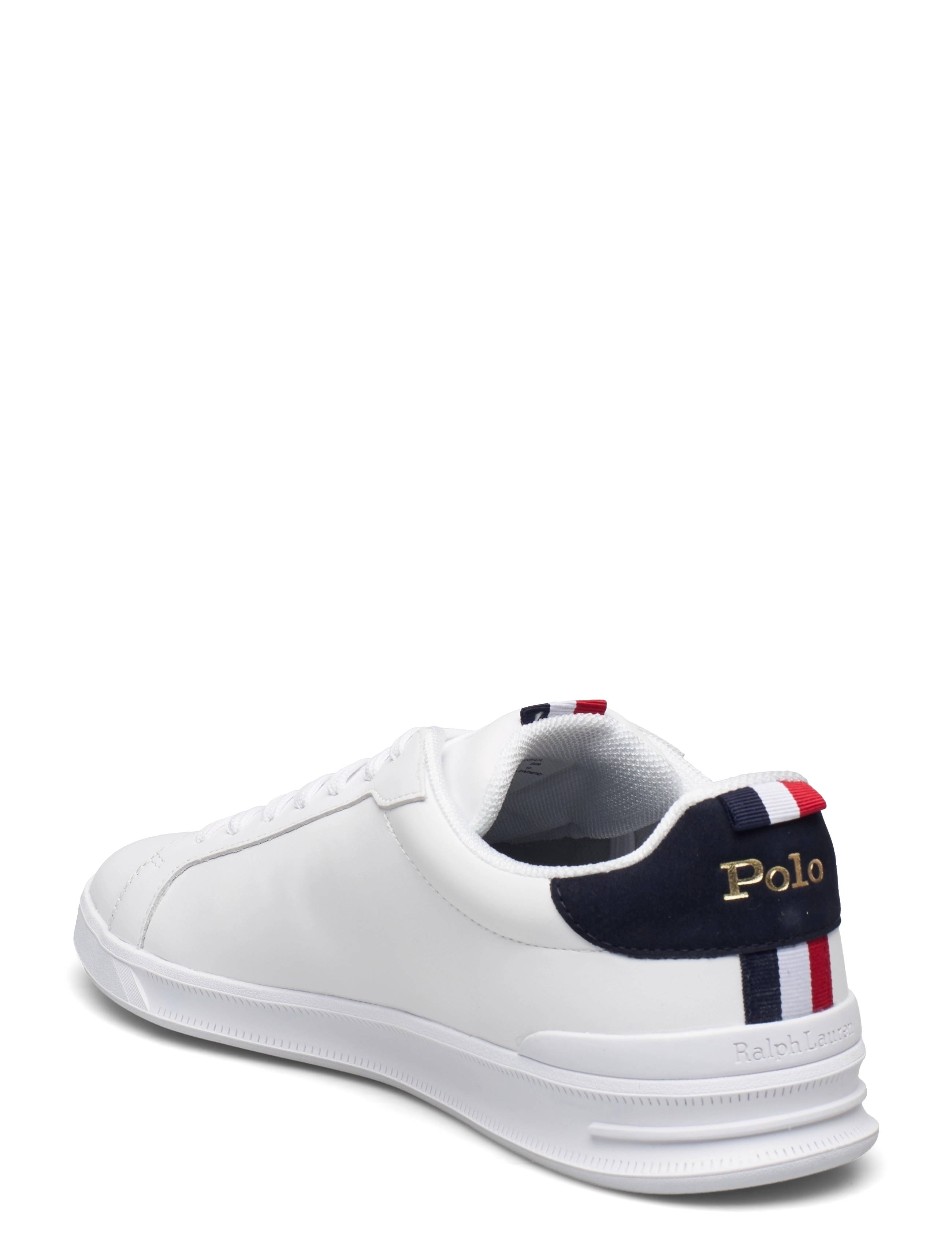 Polo Ralph Lauren - Heritage Court II Leather Sneaker - baskets basses - white/navy/red - 3