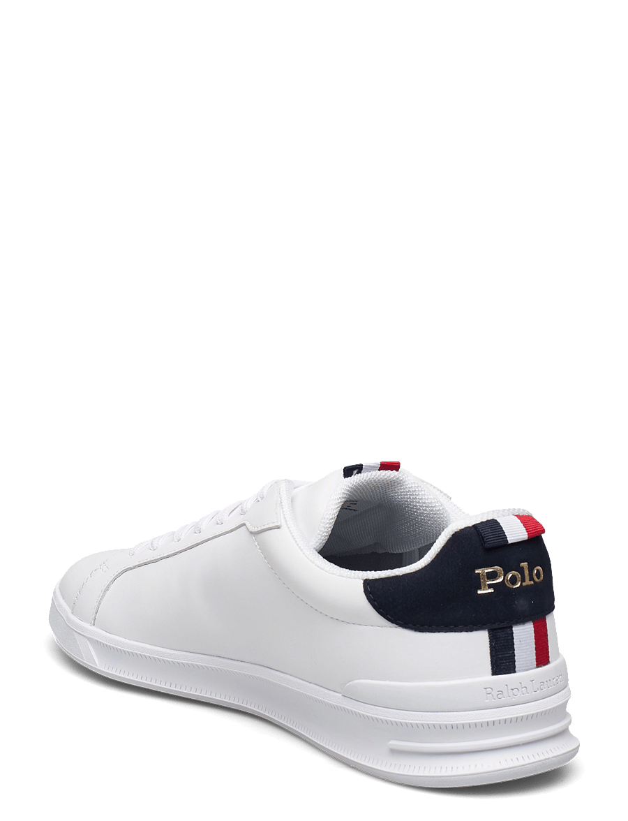 Polo Ralph Lauren - Heritage Court II Leather Sneaker - baskets basses - white/navy/red - 3