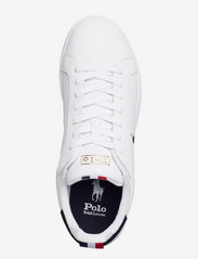 Polo Ralph Lauren - LEATHER/GROSGRAIN-HRT CT II-SK-LTL - laisvalaikio batai žemu aulu - white/navy/red - 3