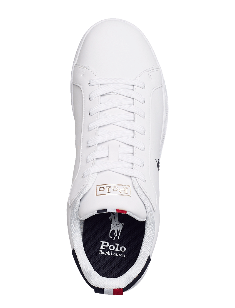 Polo Ralph Lauren - Heritage Court II Leather Sneaker - niedriger schnitt - white/navy/red - 4