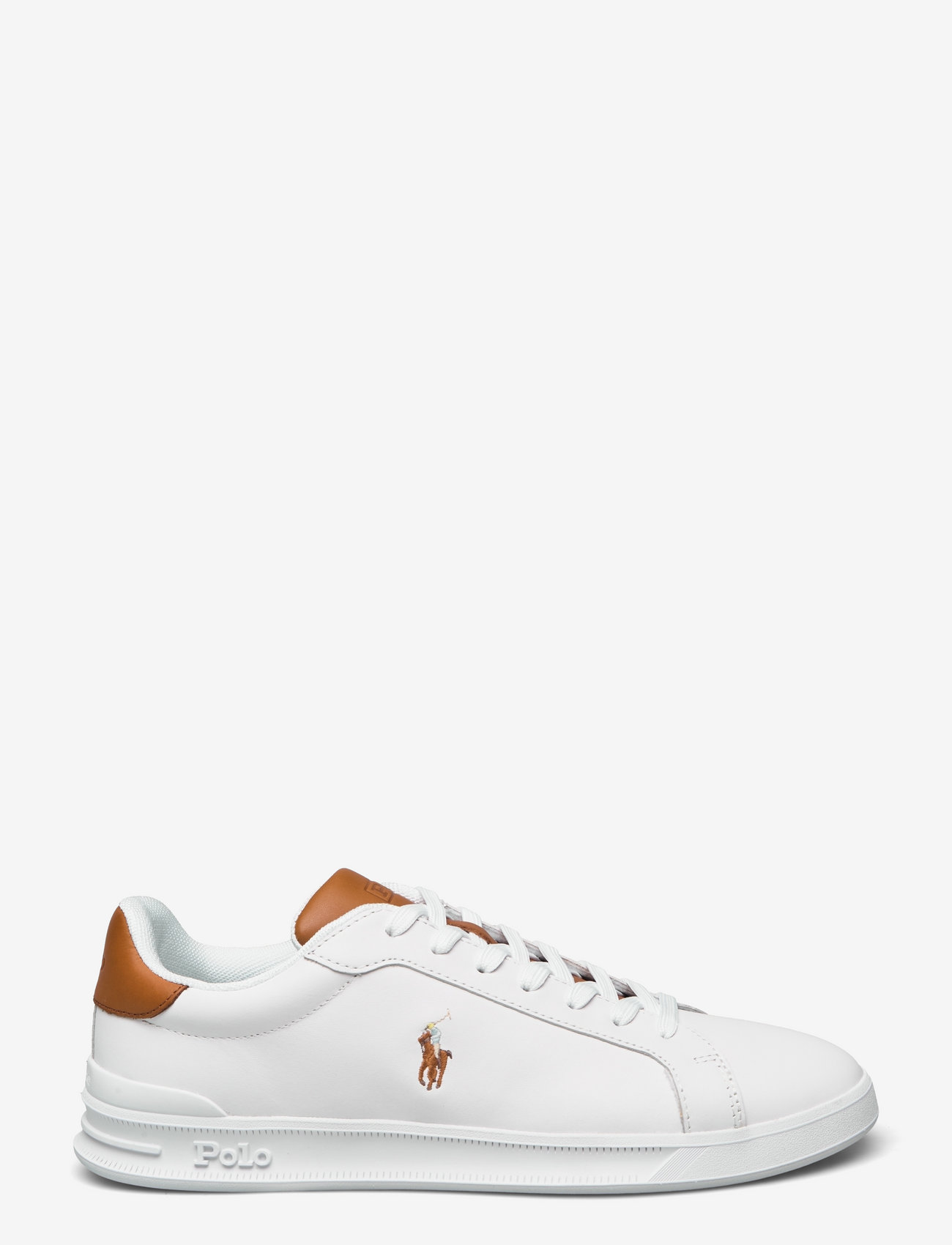 Polo Ralph Lauren - Heritage Court II Leather Sneaker - konfirmation - white/tan - 1