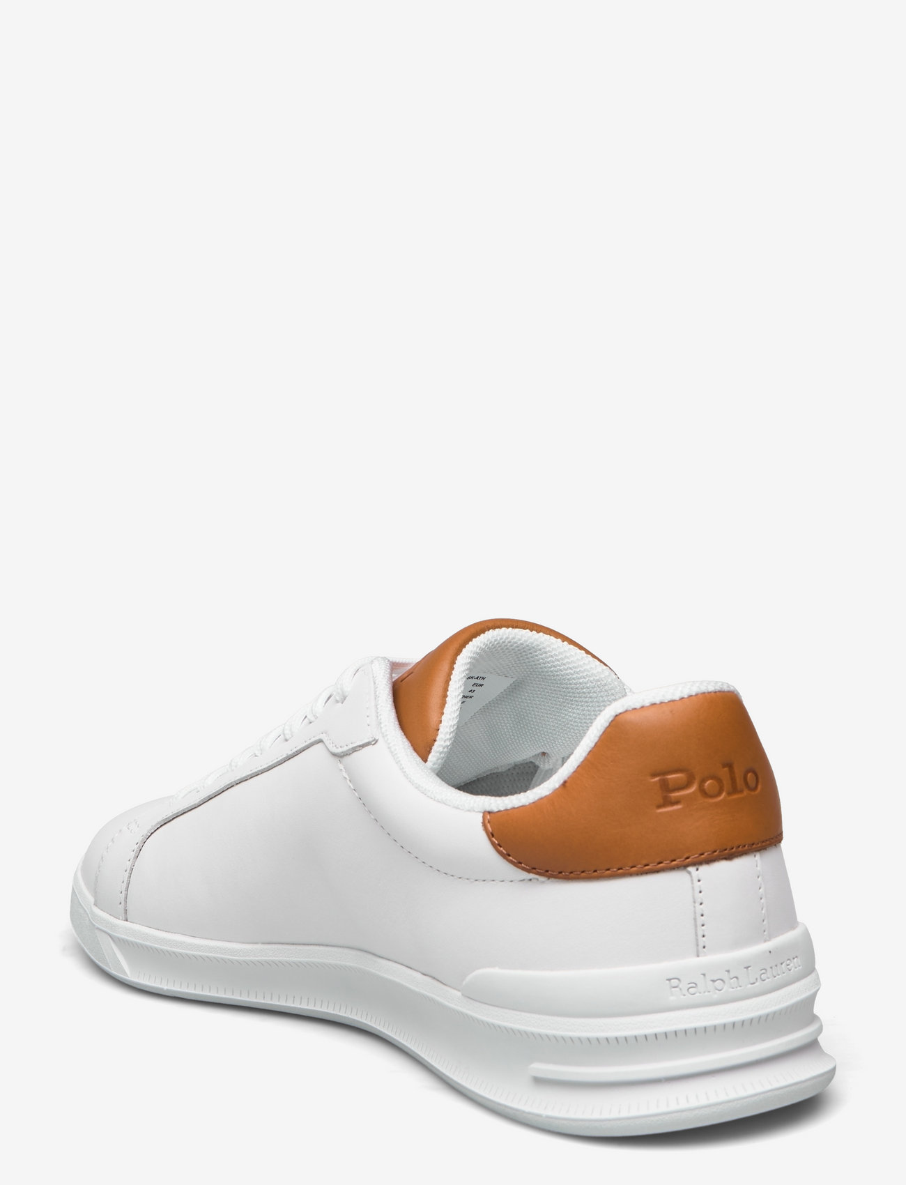 Polo Ralph Lauren - Heritage Court II Leather Sneaker - konfirmation - white/tan - 2