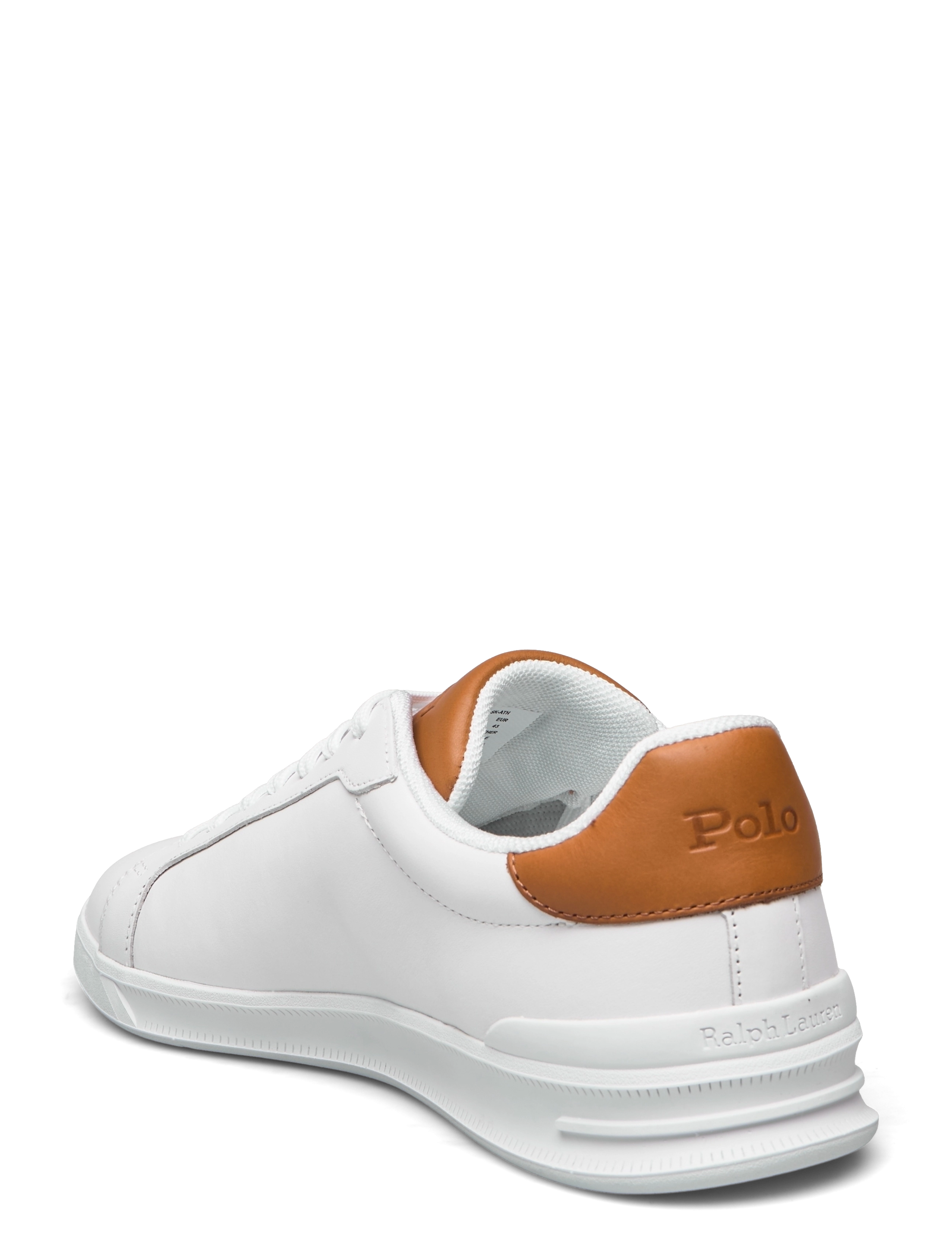Polo Ralph Lauren - LEATHER-HRT CT II-SK-ATH - ferming - white/tan - 2