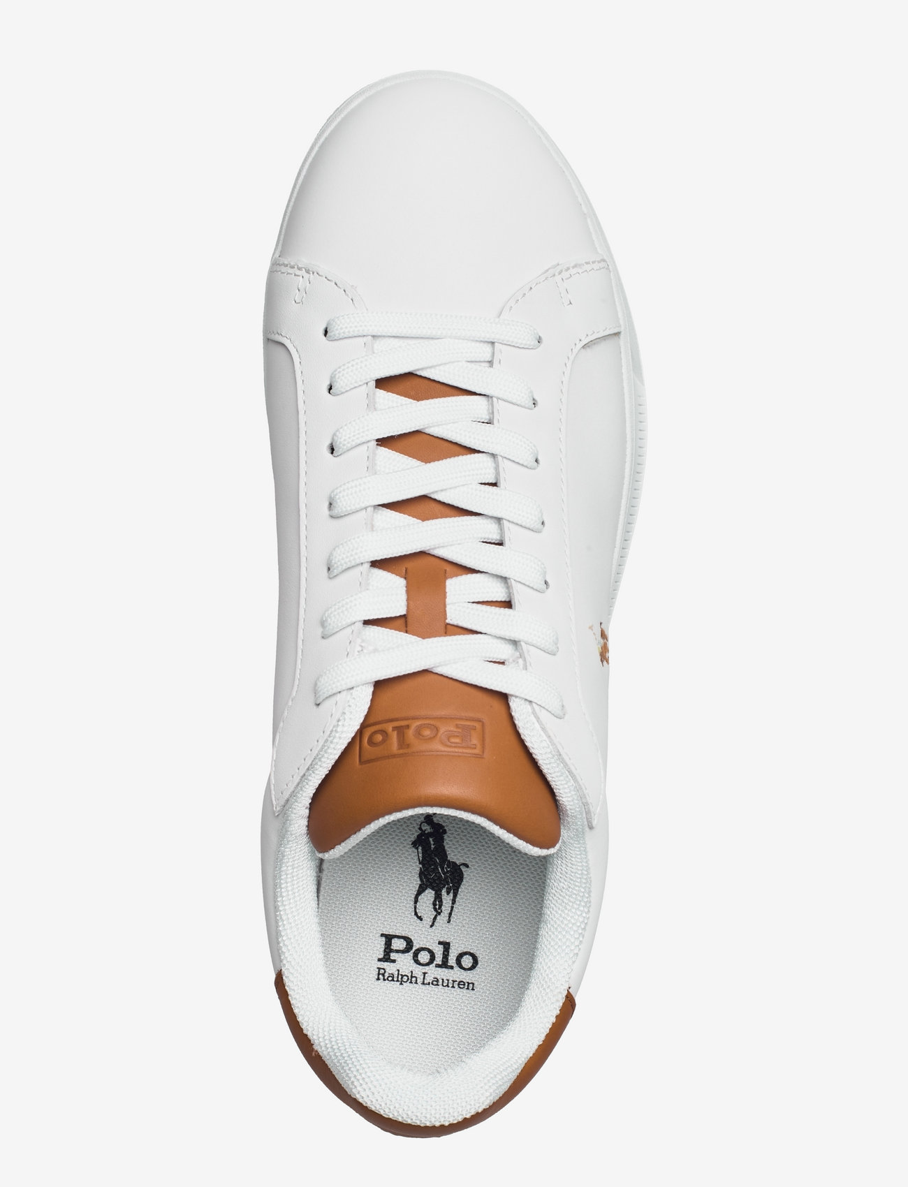 Polo Ralph Lauren - Heritage Court II Leather Sneaker - konfirmation - white/tan - 3