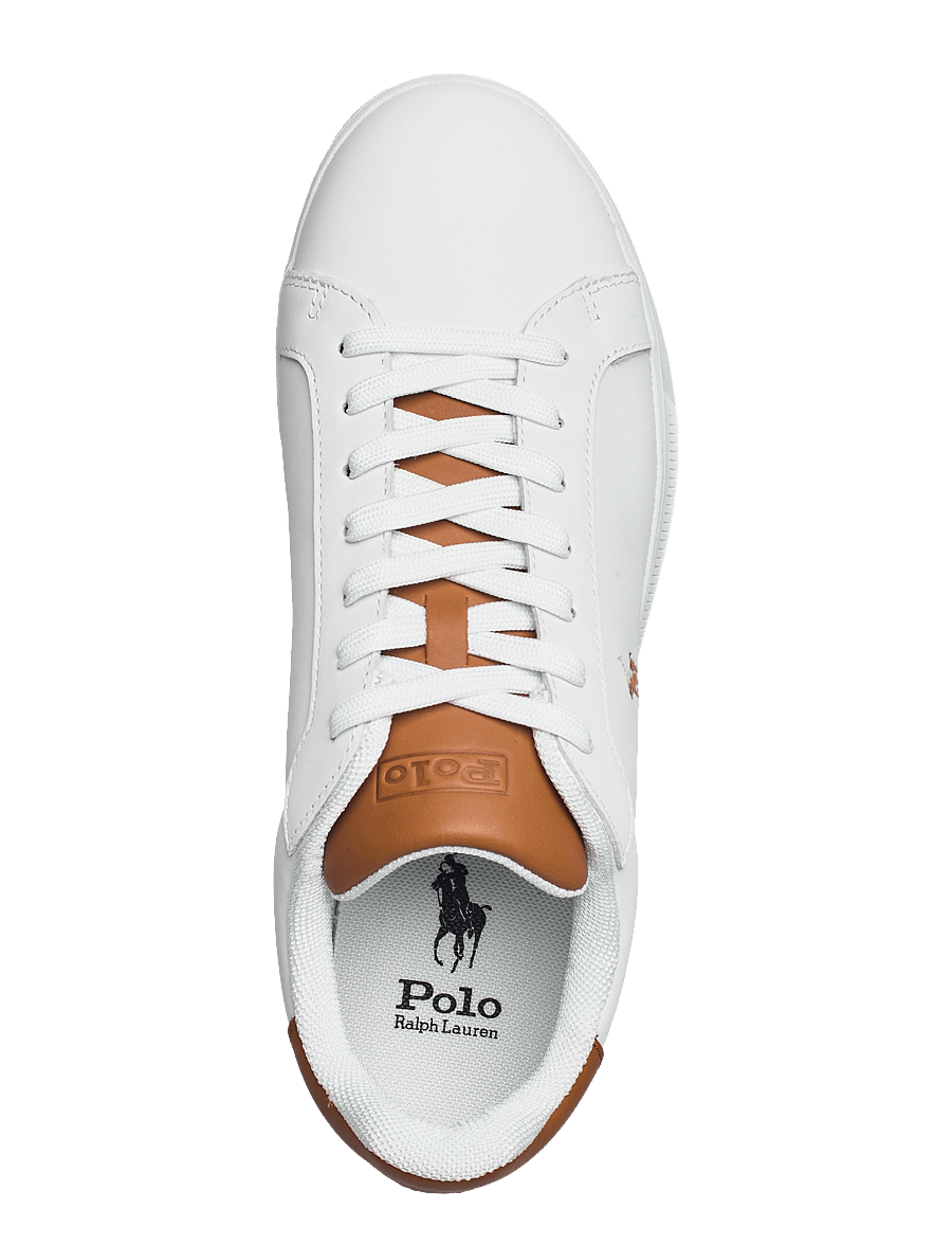 Polo Ralph Lauren - LEATHER-HRT CT II-SK-ATH - ferming - white/tan - 3