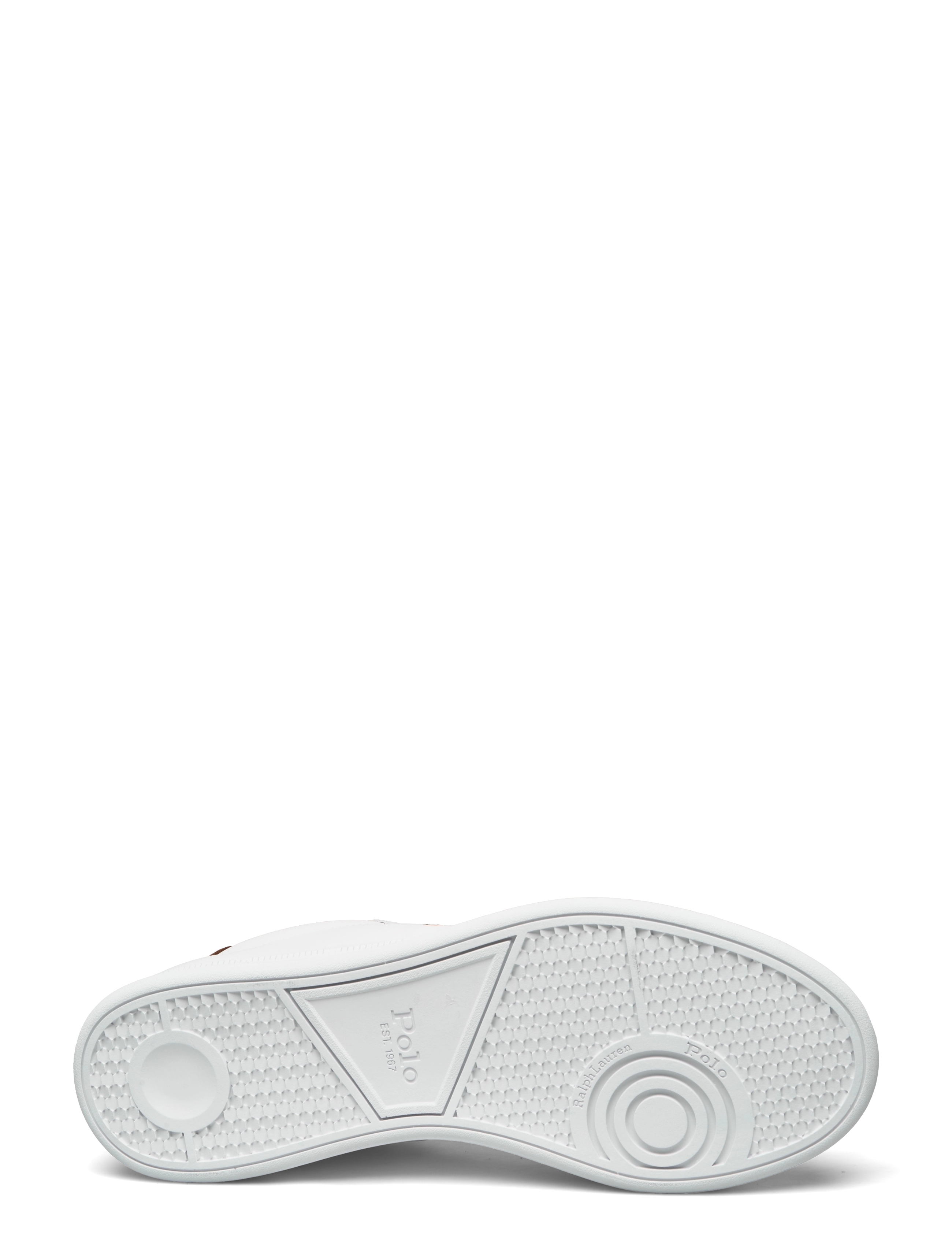 Polo Ralph Lauren - LEATHER-HRT CT II-SK-ATH - ferming - white/tan - 4