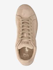 Polo Ralph Lauren - Heritage Court II Suede Sneaker - ar pazeminātu potītes daļu - milkshake - 3